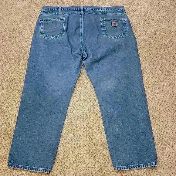 Carhartt B18-DST Blue Denim Jeans 44X30 - Picture 5 of 7